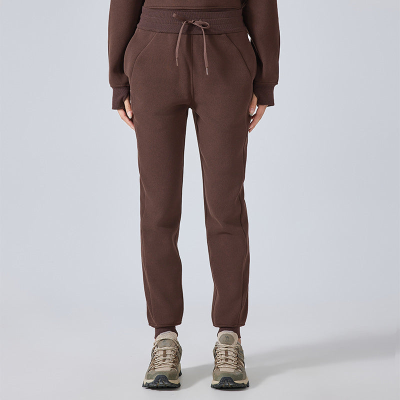 Autumn Winter Casual Loose Tappered Sports Pants Women High Waist All Matching Casual Sweatpants Outdoor Fitness Yoga Pants
